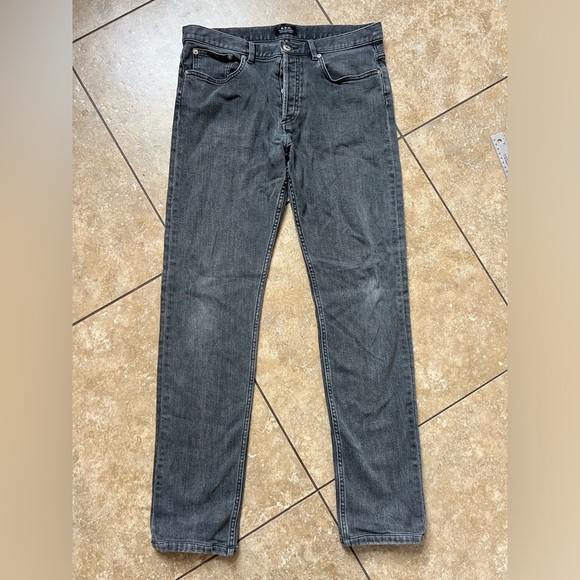 APC Petit Standard Jean Droit Etroit Mens Jeans Size 30 - Picture 1 of 8